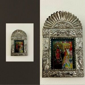 Tin Window Box Mexican Art